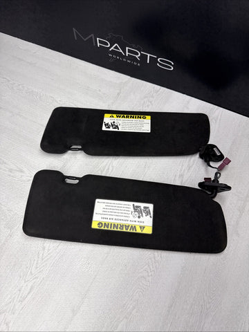 2006-2010 BMW E63 M6 Coupe Sunvisors Sun Visors Pair Alcantara