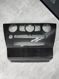 BMW Radio HVAC Climate Control Center Trim 5 Series E60 M5 OEM Carbon Fiber