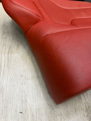 BMW F82 M4 Coupe 15-20 Left Rear Sakhir Orange Leather Back Rest Backrest Seat