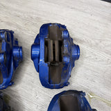 OEM BMW F80 F83 M3 M4 Front Rear 380/370mm Brake Calipers SET Brembo Blue
