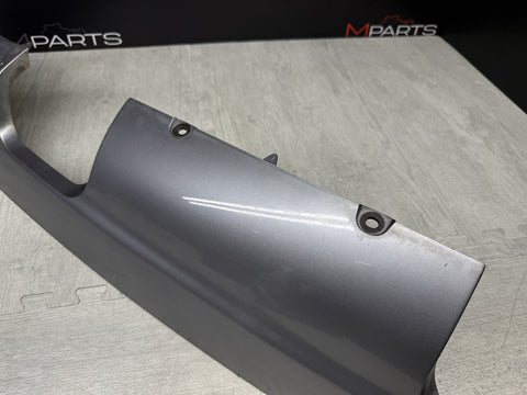 01-06 BMW E46 M3 Rear Bumper Lower Lip Diffuser Trim Panel OEM Silver Grey