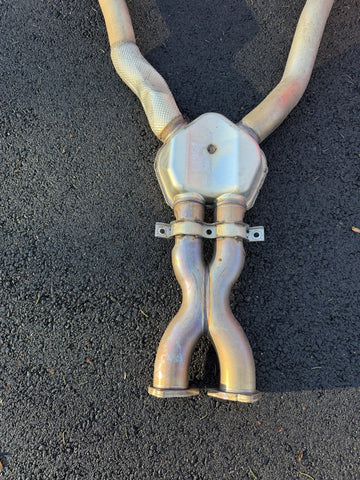 BMW E85 E86 Z4M 06-08 X Pipe Mid Section Exhaust Silencer 7836639