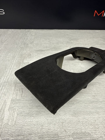 Ferrari F8 Tributo, Center Console Insert Trim, Black, Alcantara, P/N 873698