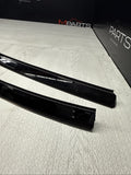08-13 BMW E92 335 M3 Coupe Roof Rails Mouldings Pair 51138045379 Sapphire Black