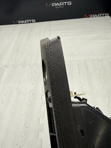 06-11 BMW E90 E92 E93 328 330 335 M3 DASH TRIM CARBON LEATHER 52850610 OEM