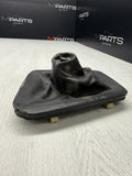 BMW E46 323 325 330 M3 Leather Shift Shifter Tri Stitch Boot Cover + Ring