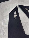 94-99 BMW E36 COUPE 318I 323I 325I M3 REAR LEFT & RIGHT C PILLAR TRIM BLACK