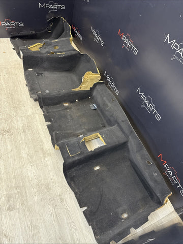 01-06 BMW E46 M3 Coupe Front & Rear Black Floor Carpets Interior OEM