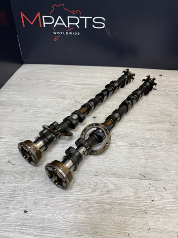 01-06 BMW E46 M3 S54 Motor Engine Cylinder Head Cams Camshafts Pair
