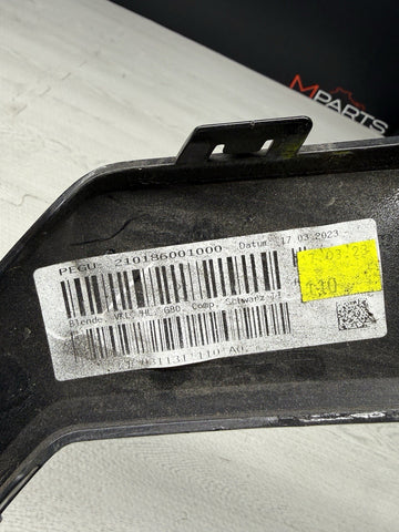 BMW 21-26 G80 G82 G83 M3 M4 REAR BUMPER LEFT UPPER DIFFUSER MOLDING TRIM OEM