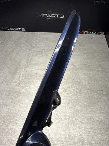 01-06 BMW E46 M3 Convertible Trunk Lid Grip Key Deck Handle Blue *2 Broken Tabs*