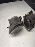 01-06 BMW E46 M3 Front Left Right Passenger Driver Bumper Fog Lights Clear OEM