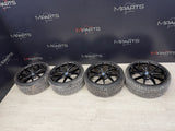 BMW E46 M3 01-06 19” Niche M117 Misano Matte Black Wheel Rims Staggered *Notes*