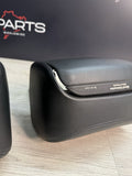 2001-2006 BMW E46 M3 Convertible Black Rear Headrests Head Rests Pair OEM