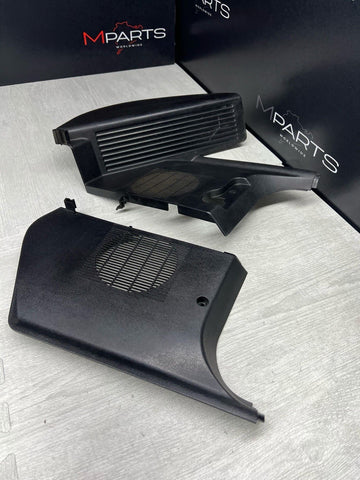 91-99 BMW E36 3 Series M3 Dead Pedal Cover Kick Panels Trims Covers Black OEM