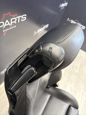 01-06 BMW E46 M3 Convertible Interior Front Non Heated Seats Black
