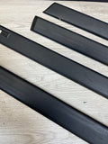 BMW E36 M3 Sedan 1992-1998 DOOR MOULDINGS TRIMS FRONT & REAR BLACK OEM