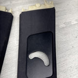 00-03 BMW E39 M5 B-Pillar Column Interior Upper Cover Pair  Black OEM