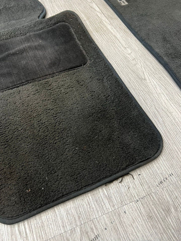 Used Genuine 01-06 BMW E46 M3 Convertible Carpets Floor Mats Black Front & Rear