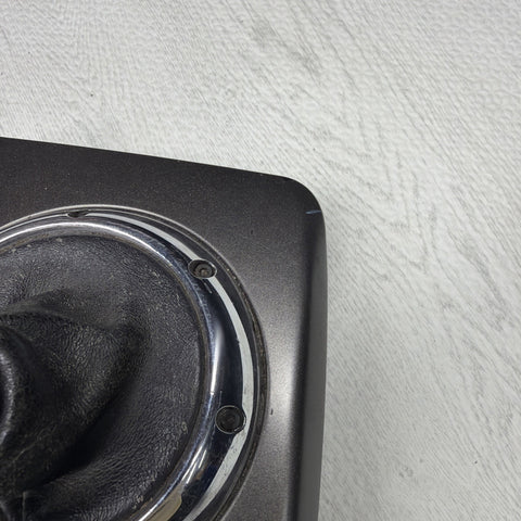 01-06 BMW E46 M3 Center Dome SMG Shift Plate Titan Shadow Grey