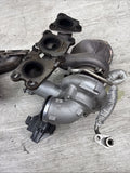 OEM BMW F80 F82 F83 F87 M2 M3 M4 S55 Engine Turbos Turbocharger Set Complete 34k