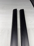 OEM BMW 98-02 Z3 M Z3M Coupe Interior Door Sill Cover Covers Trims Pair Black