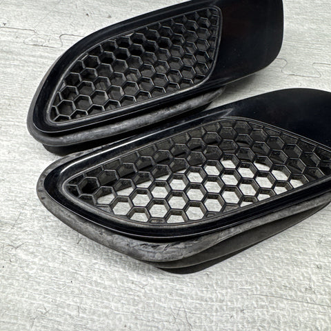 08-13 BMW E90 E92 E93 M3 Hood Scoops Space Jerez Black Pair 8042978
