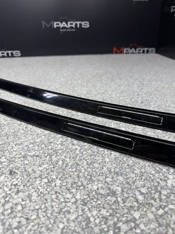 GENUINE 15-20 BMW F82 M4 COUPE ROOF MOLDINGS RACK TRIMS BLACK 7285925