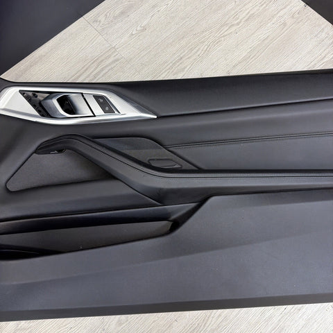 BMW 21-25 G82 G83 M4 Front Right Passenger Side Door Panel Black *Notes*