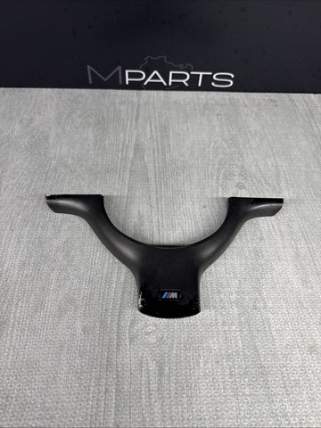OEM 01-06 BMW E46 M3 Lower Steering Wheel Trim Cover Plate Titan Shadow Grey
