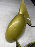 01-06 BMW E46 M3 Side View Door Mirrors Pair Phoenix Yellow