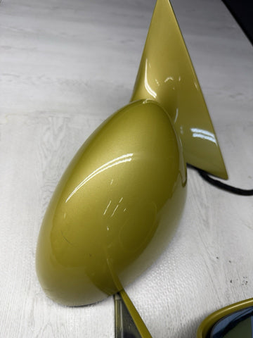 01-06 BMW E46 M3 Side View Door Mirrors Pair Phoenix Yellow