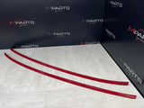 BMW E46 330CI M3 325CI Roof Rails Moldings Trims Imola Red Pair Coupe OEM