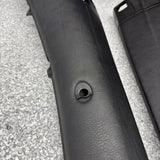 01-06 BMW E46 M3 OEM Convertible Rear Top Lateral Trim Pane Left Right Black