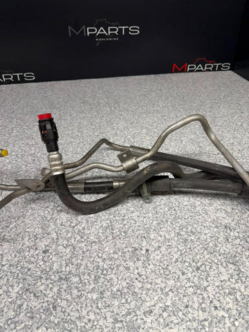 08-13 BMW M3 E90 E92 E93 Front Lower Power Steering Line Hose Set OEM