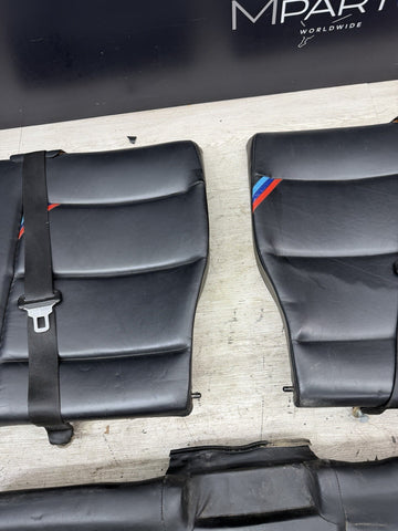 95-99 BMW E36 M3 Coupe Rear Bench + Folding Backrest Back Rest Seats Black