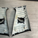 11-17 BMW F10 528 535 550 M5 INTERIOR B-PILLARS TRIMS COVERS ALCANTARA PAIR