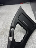 08-13 BMW E93 M3 OEM Front Center Console Cover Leather Manual Cic