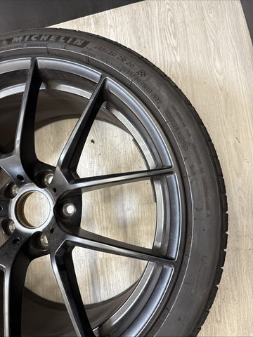 OEM BMW 15-20 F80 F82 F83 M3 M4 CS Wheel Rim 20x10 Rear Black M Performance