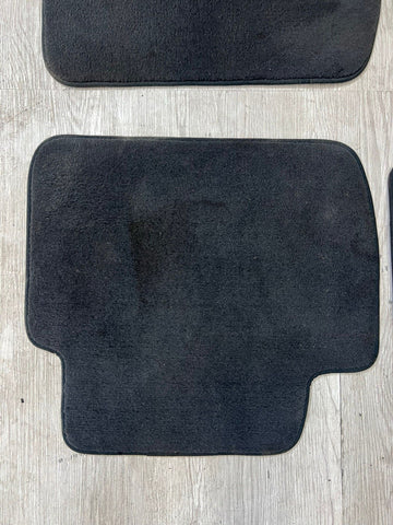Genuine 01-06 BMW E46 M3 Coupe Carpets Floor Mats Black Front