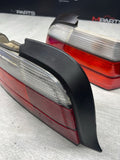 BMW 3 Series E36 2DR Coupe 94-99 Rear Clear Tail Lights Lamps Set OEM
