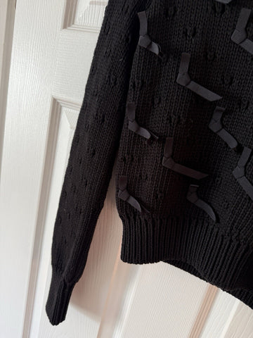 Salvatore Ferragamo Black Size XS Wool Sweater