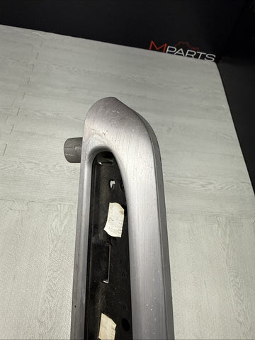 01-06 BMW E46 M3 Brushed Aluminum/Grey Door Trim Armrest Right Front Passenger