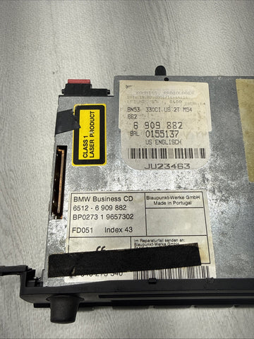 2001 BMW E46 330C M3 RADIO CAR STEREO CD PLAYER RECEIVER 6909882 OEM
