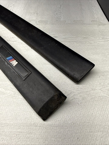 BMW E36 M3 Sedan 1992-1998 Black Door Mouldings Trims Set OEM