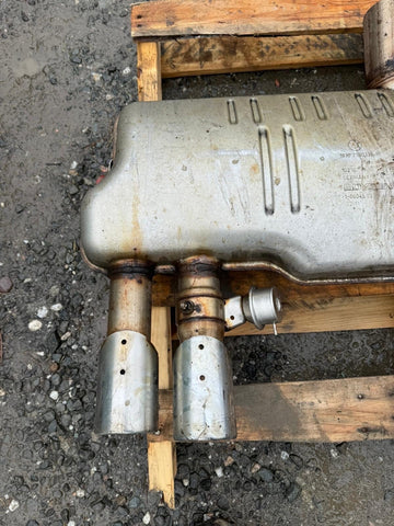 2010-2014 BMW E70 E71 X5M X6M S63 Exhaust Muffler Rear OEM