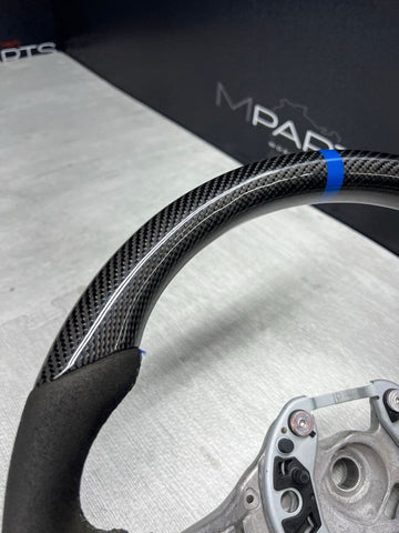 15-20 BMW F80 F82 F83 M3 M4 Carbon fiber Steering Wheel Manual DCT