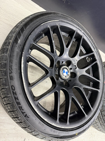 19x8.5 19x9.5 CSL STYLE 5x120 BMW E46 M3 Matte Black 19” Wheels Rims Set (4)