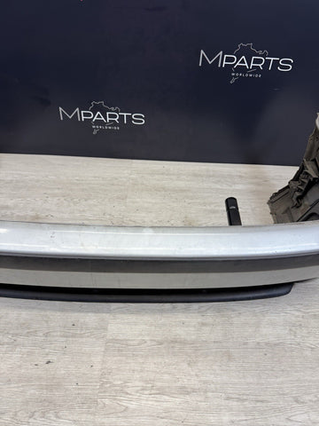 (PICKUP ONLY) BMW OEM 94-99 E36 M3 SEDAN REAR BUMPER + SHOCKS ARCTIC SILVER