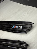01-06 BMW E46 M3 Left Right Fender Vent Grilles Grills Trims Gloss Black
